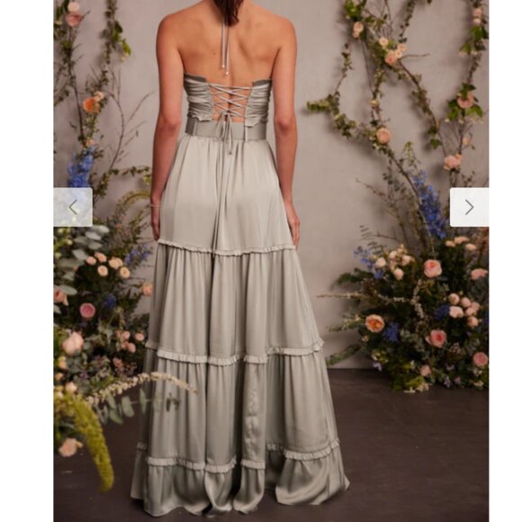 NWOT V Chapman Penelope Dress, Sage, 4 - Picture 5 of 7